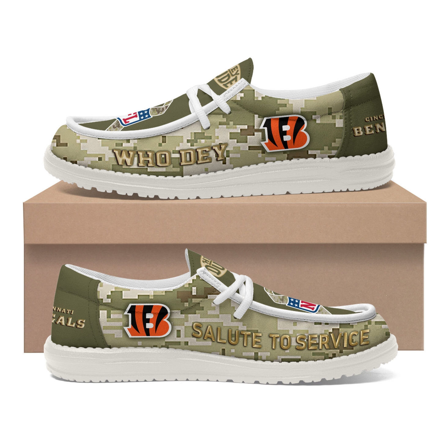 Premium NFL CIN Salute to Service Loafer V2 NMD TTV