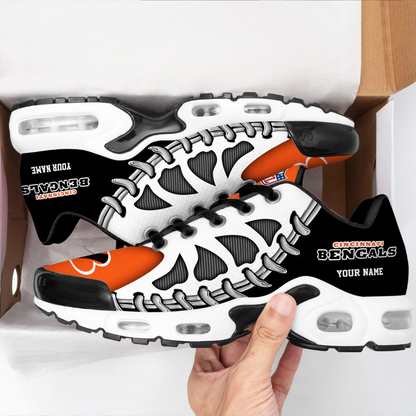 Premium NFL CIN Spine Rush Air Max Sneaker V4 NMD  TTV