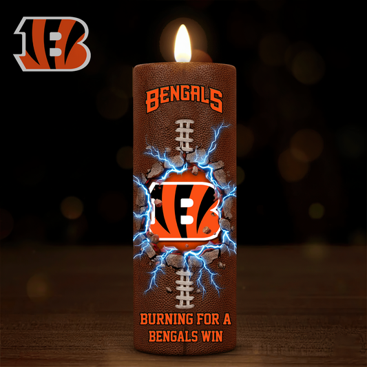 Premium NFL CIN Victory Candle V1 NMD TTV