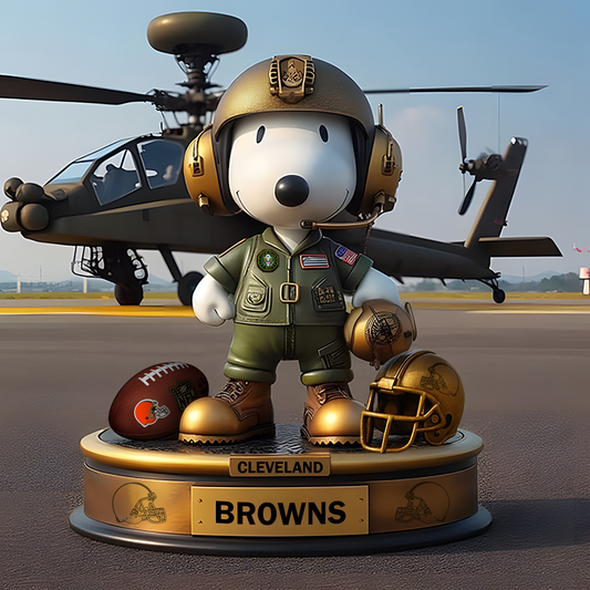 Premium NFL CLE x SNP Acrylic Plaque DATND TANTD