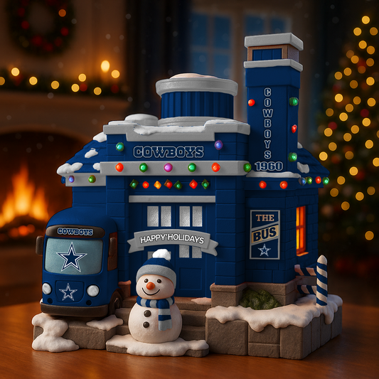 Premium NFL DAL Christmas Acrylic Plaque V8 NMD TTV