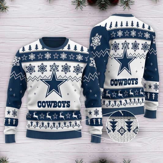 Premium NFL DAL Holiday Wool Sweater V1 NAK NHM