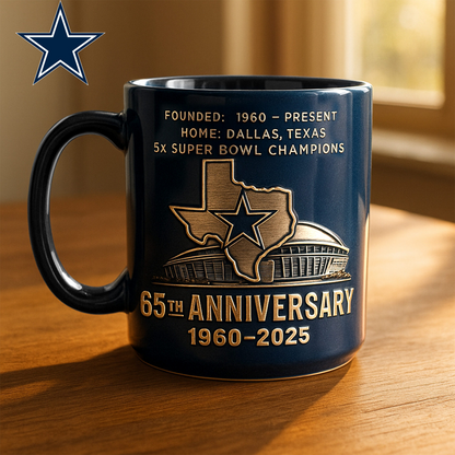 Premium NFL DAL The Anniversary Mug V1 NAK