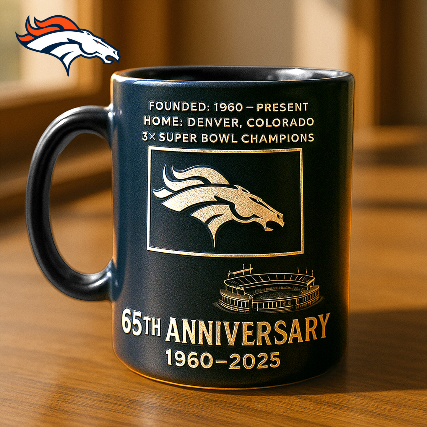 Premium NFL DEN The Anniversary Mug V1 NAK