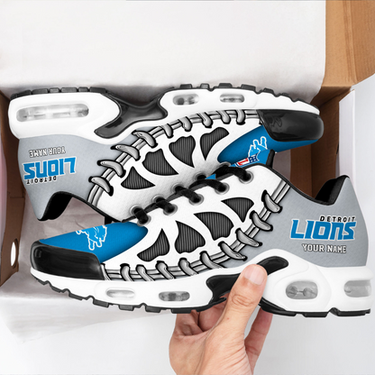 Premium NFL DET Spine Rush Air Max Sneaker V4 NMD  TTV