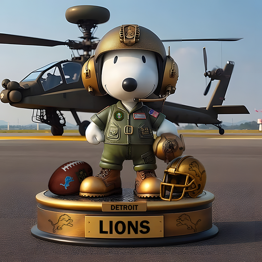 Premium NFL DET x SNP Acrylic Plaque DATND TANTD