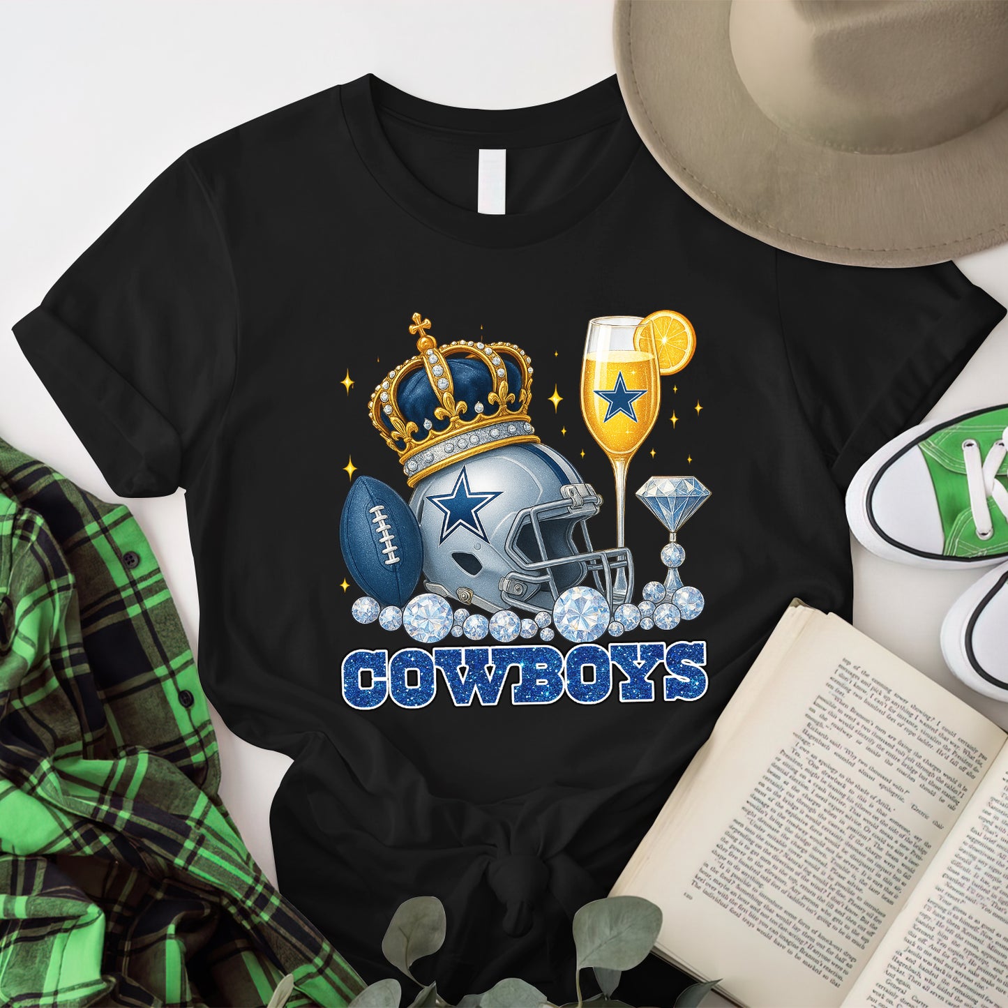 Premium NFL DLCB Diamond  T-shirt V5 NMD NHM