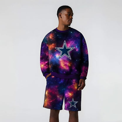 Premium NFL DLCB Full Set Long Sweatshirt And Short Pants V1 NMD NHM
