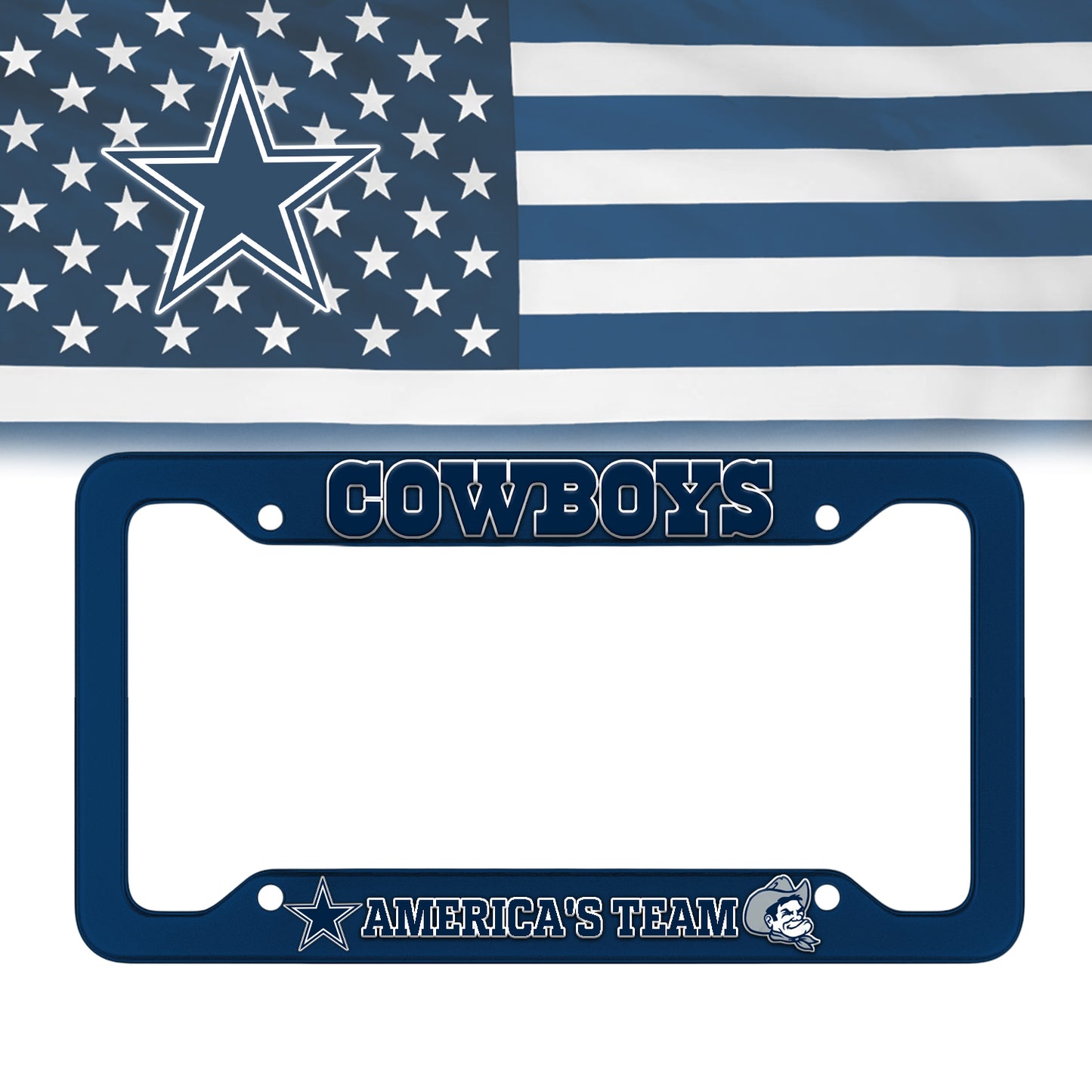 Premium NFL DLCB License Plate Frame HI V1 NMD NHM