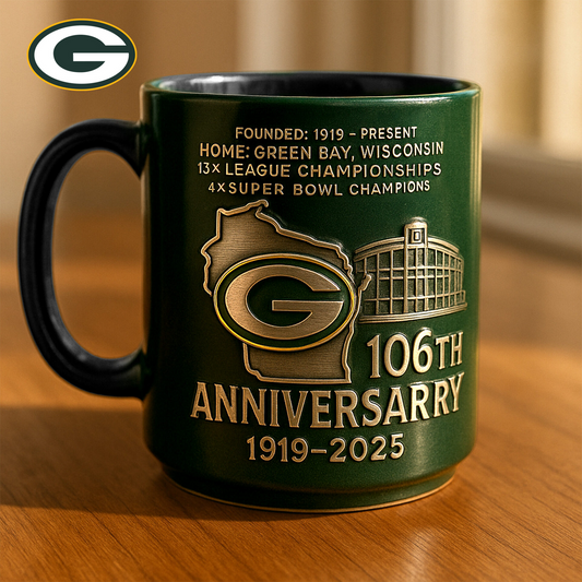 Premium NFL GB The Anniversary Mug V1 NAK