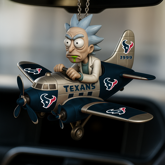 Premium NFL HOU x RIC Car Ornament V1 DATND TANTD