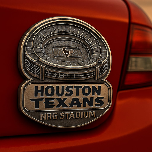 Premium NFL HTX 3D Car Name Badge V1 NMD NTL