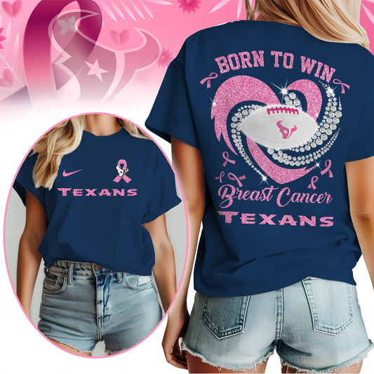 Premium NFL HTX Breast Cancer T-shirt V2 NMD NTLDDT CTND1