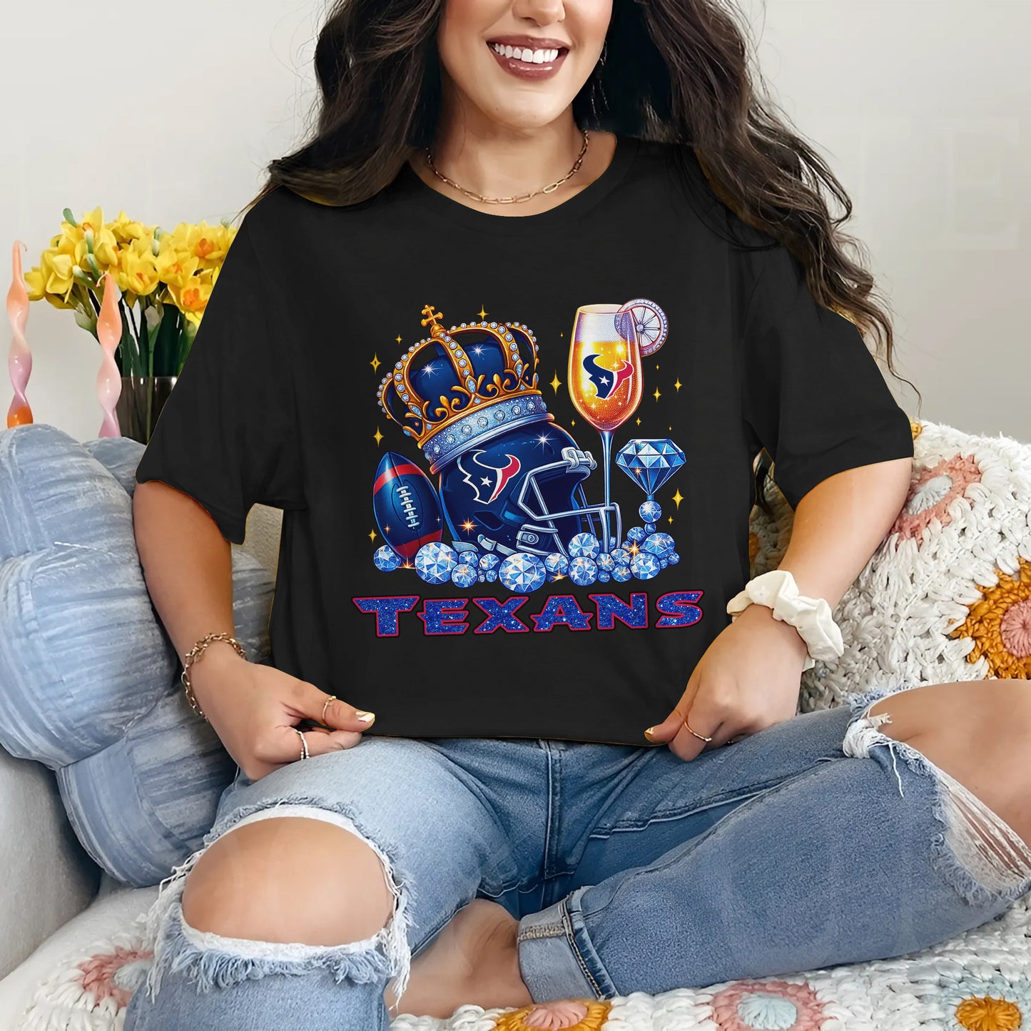 Premium NFL HTX Diamond  T-shirt V5 NMD NHM