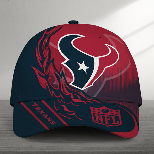 Premium NFL HTX Flame Burst Cap V10 NMD NHM