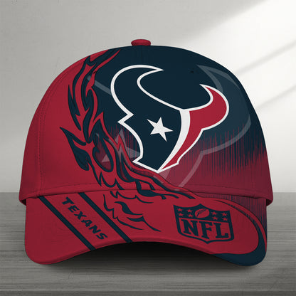 Premium NFL HTX Flame Burst Cap V10 NMD NHM