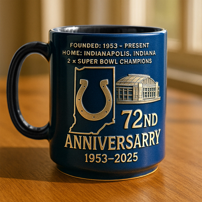 Premium NFL IND The Anniversary Mug V1 NAK