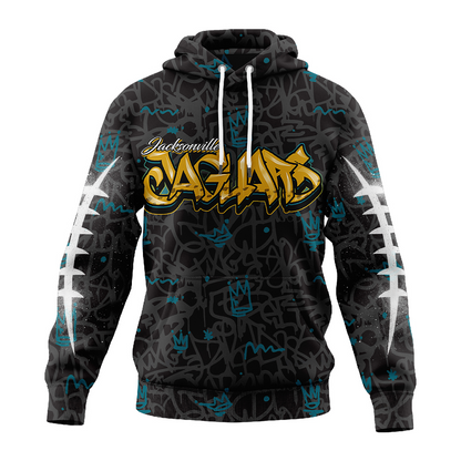 Premium NFL JAC Special Graffiti Hoodie V2 NMD  TTV