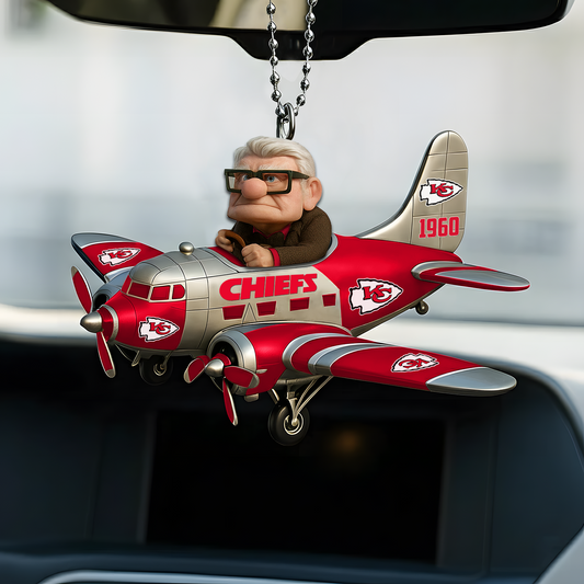 Premium NFL KC x CARL Car Ornament V1 DATND TANTD