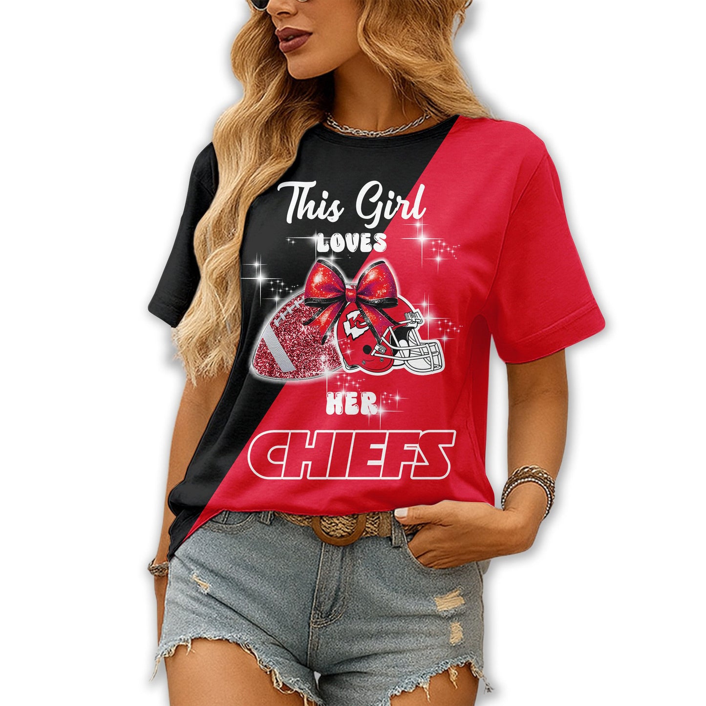 Premium NFL KCC Back Slit Short Sleeve V1 NMD NHM