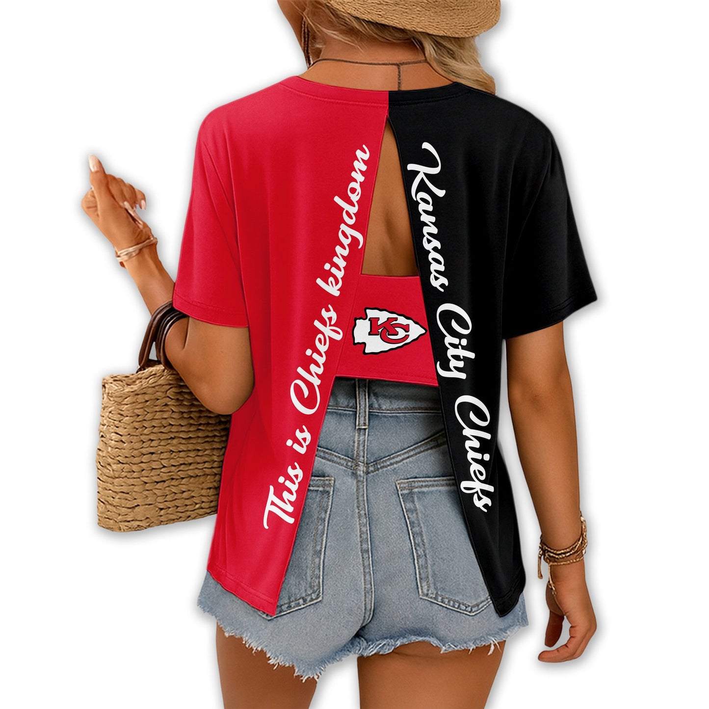 Premium NFL KCC Back Slit Short Sleeve V1 NMD NHM