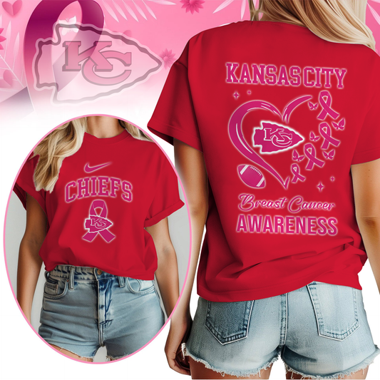 Premium NFL KCC Breast Cancer T-shirt V3 NMD NTLDDT CTND1