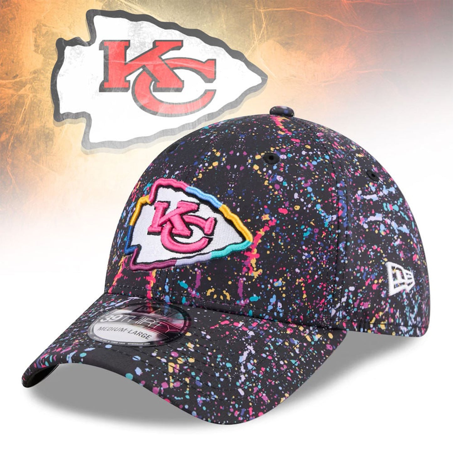 Premium NFL KCC Color Burst Cap V12 NMD NHM