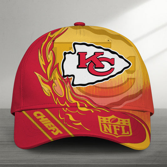 Premium NFL KCC Flame Burst Cap V10 NMD NHM