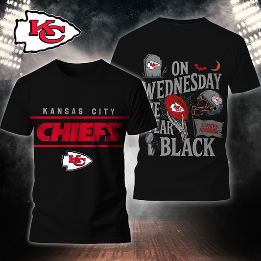 Premium NFL KCC On Wednesday We Wear Black T-shirt  V4 NMD TTV