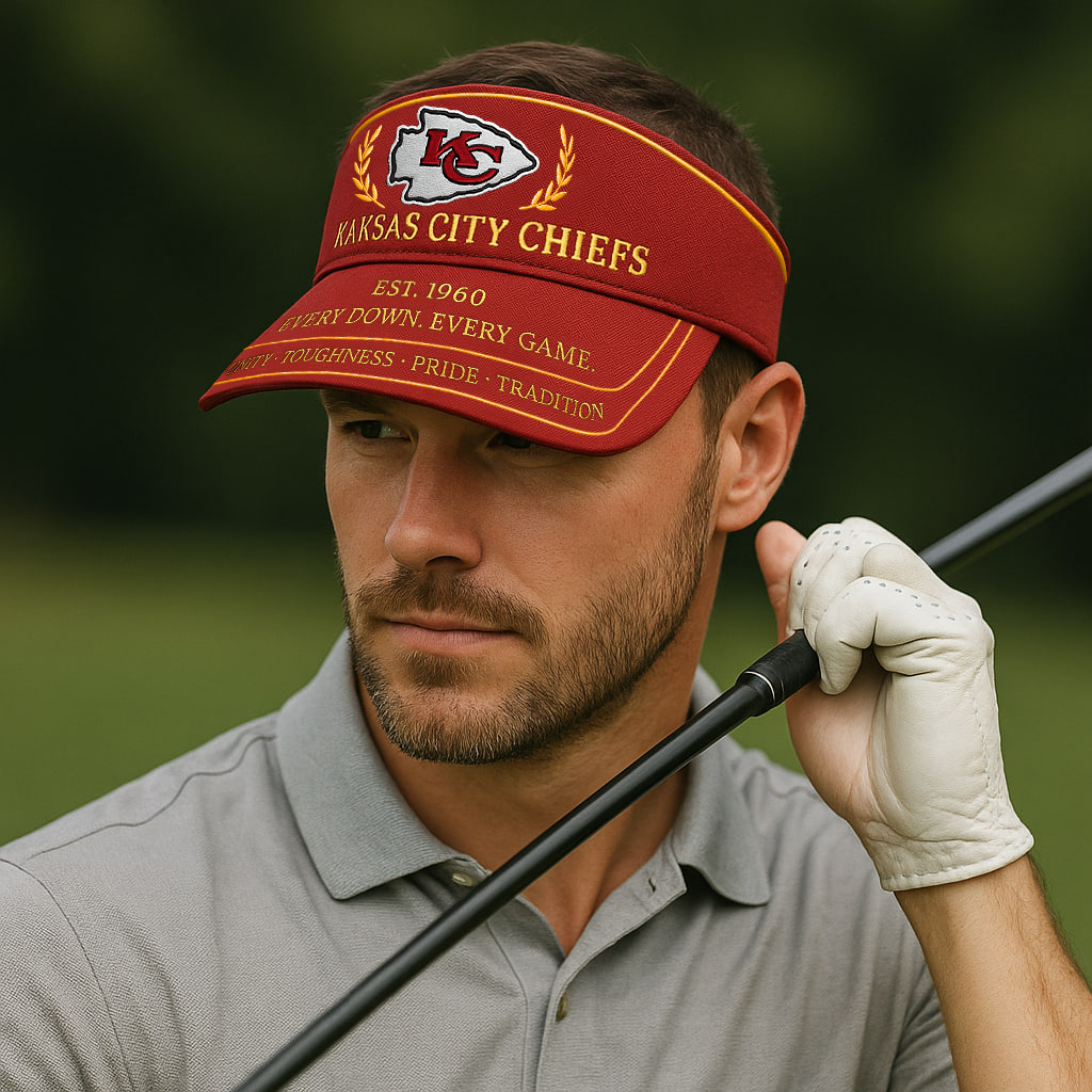 Premium NFL KCC Sun Visor Cap V1 NMD TTV