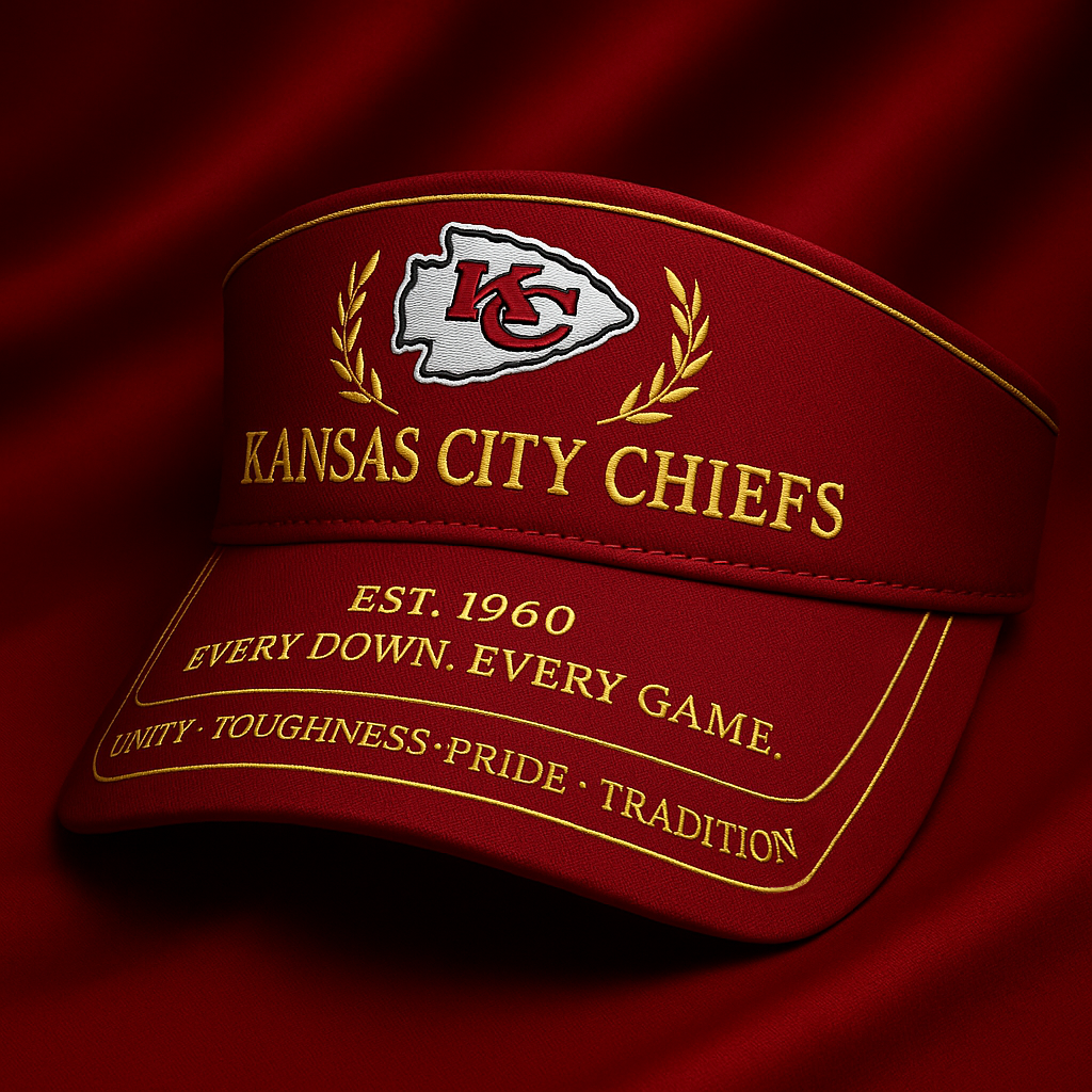 Premium NFL KCC Sun Visor Cap V1 NMD TTV