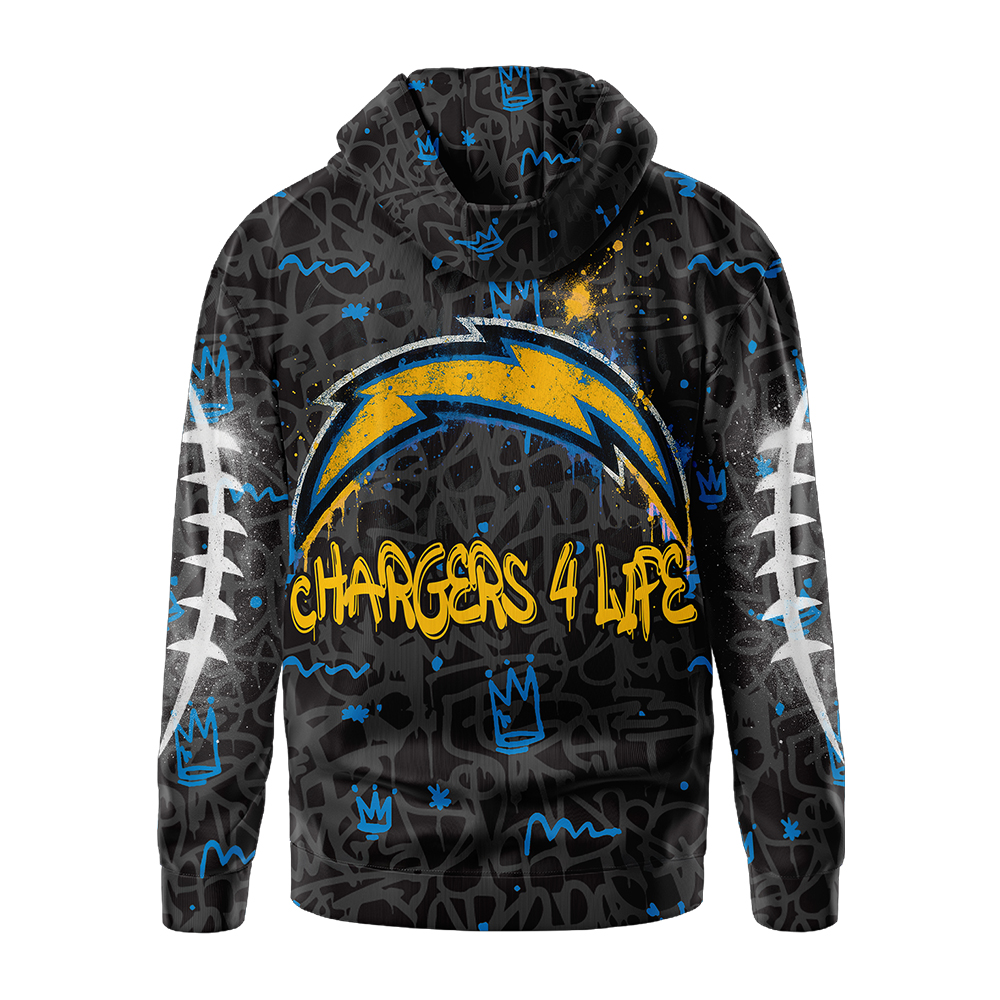 Premium NFL LAC Special Graffiti Hoodie V2 NMD  TTV
