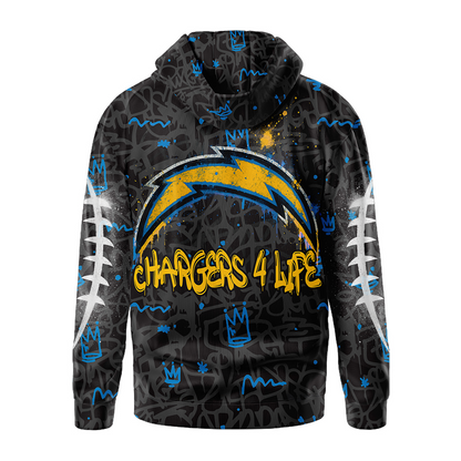Premium NFL LAC Special Graffiti Hoodie V2 NMD  TTV