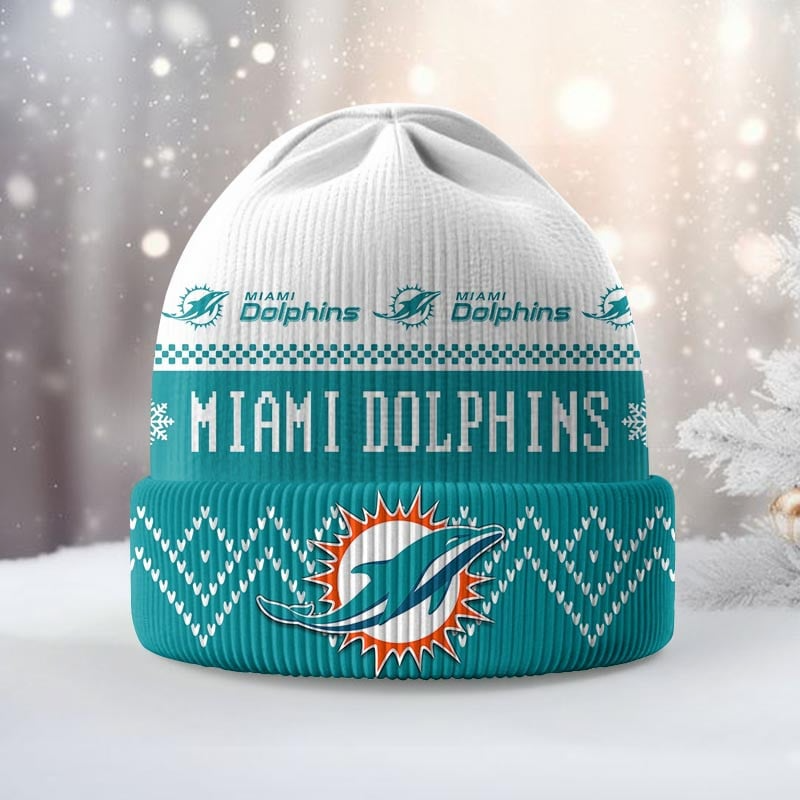 Premium NFL MIA Beanie Hat V1 NMD TTV
