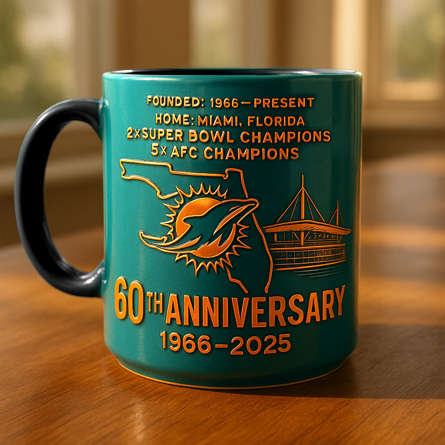 Premium NFL MIA The Anniversary Mug V1 NAK