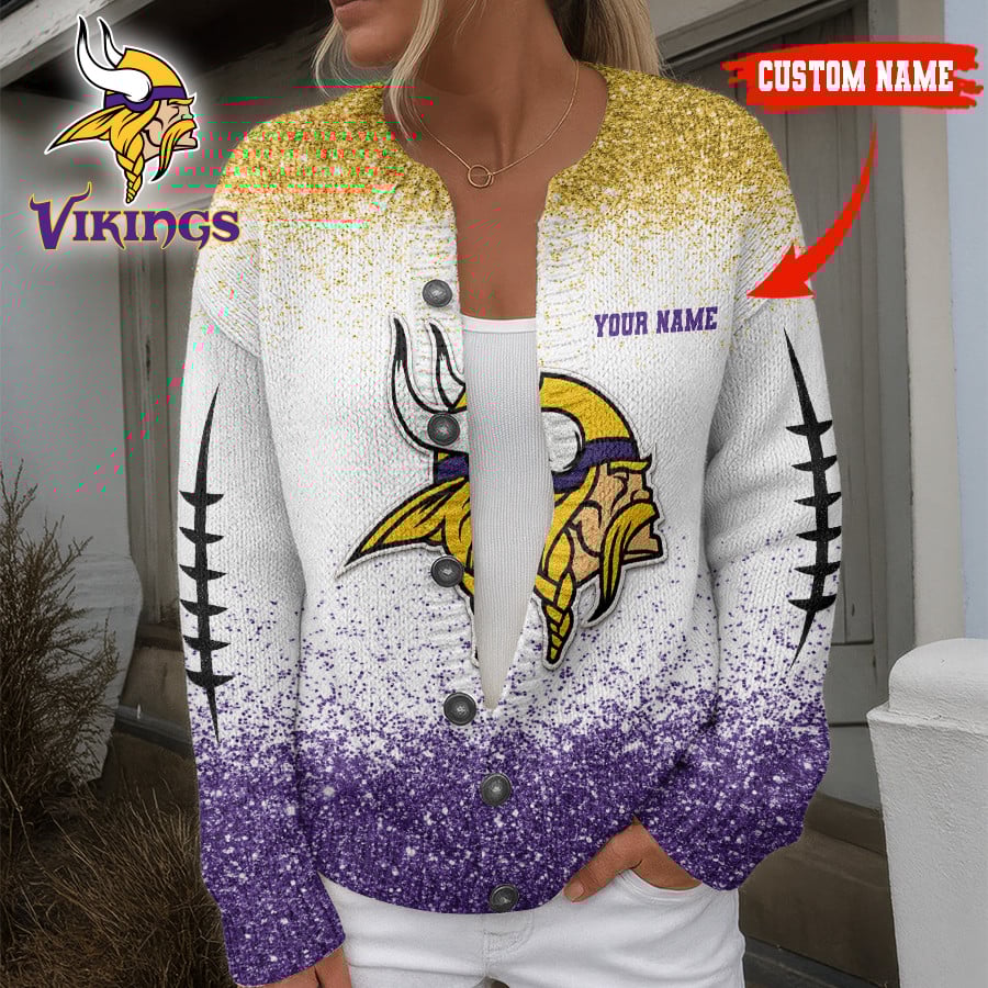 Premium NFL MIN Cozy Knit Cardigan V1 NMD NHM