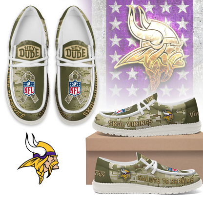 Premium NFL MIN Salute to Service Loafer V2 NMD TTV