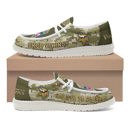 Premium NFL MIN Salute to Service Loafer V2 NMD TTV