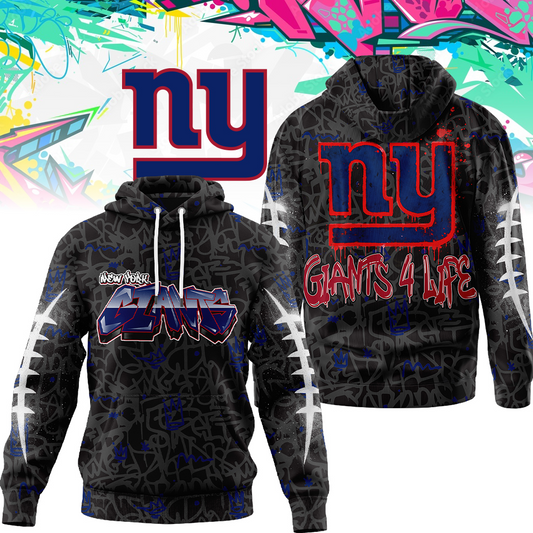 Premium NFL NYG Special Graffiti Hoodie V2 NMD  TTV