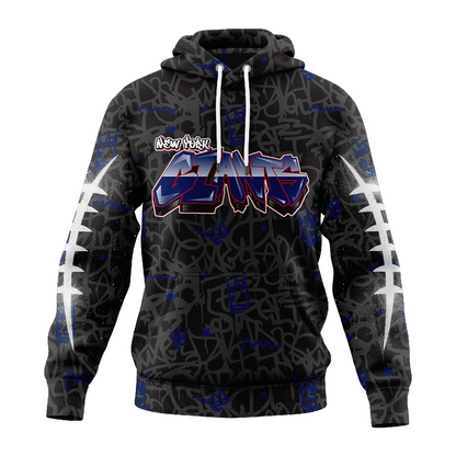 Premium NFL NYG Special Graffiti Hoodie V2 NMD  TTV