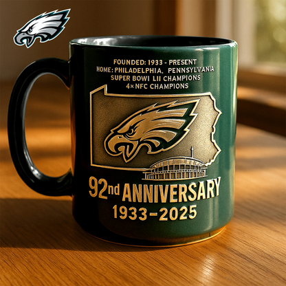 Premium NFL PHI The Anniversary Mug V1 NAK
