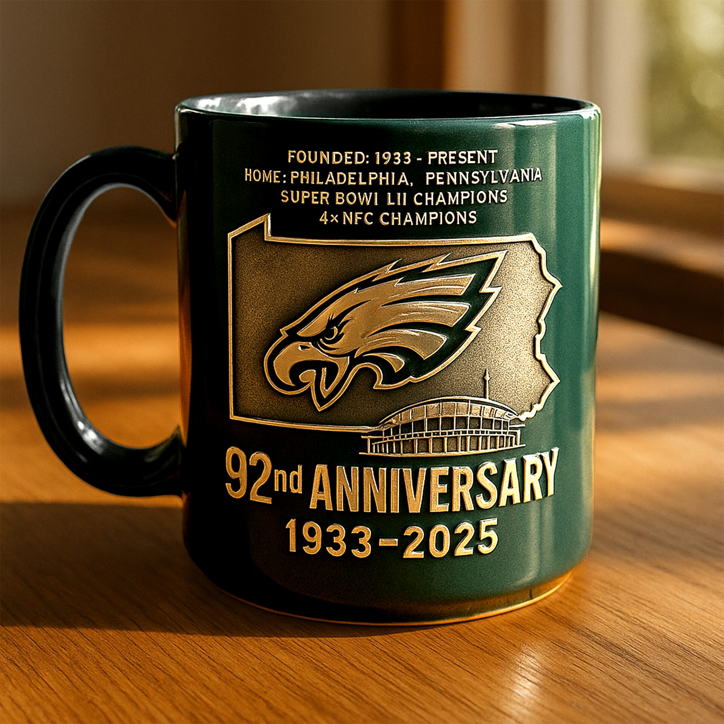 Premium NFL PHI The Anniversary Mug V1 NAK