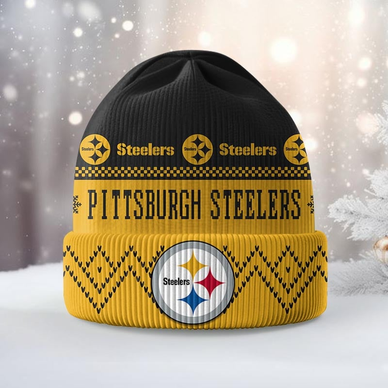 Premium NFL PIT Beanie Hat V1 NMD TTV