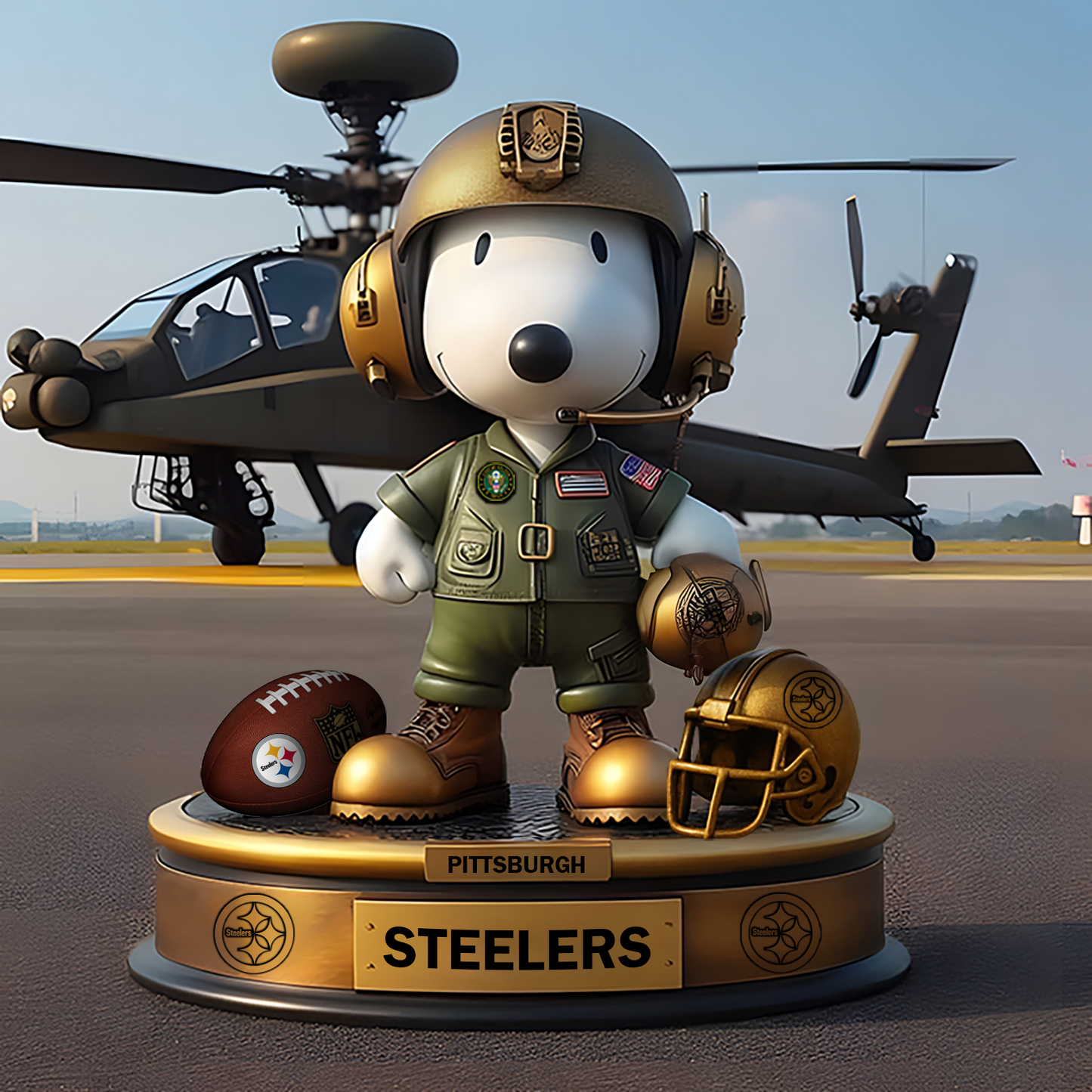 Premium NFL PIT x SNP Acrylic Plaque DATND TANTD