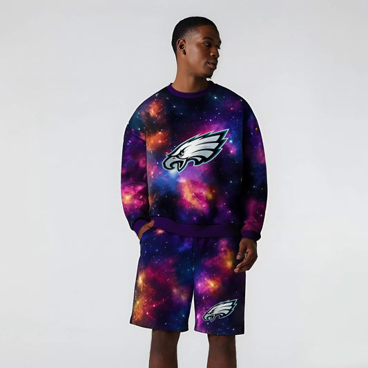 Premium NFL PLE Full Set Long Sweatshirt And Short Pants V1 NMD NHM