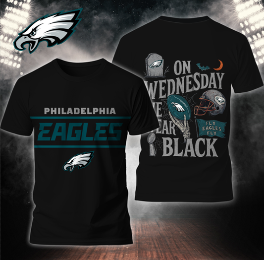 Premium NFL PLE On Wednesday We Wear Black T-shirt V4 NMD TTV