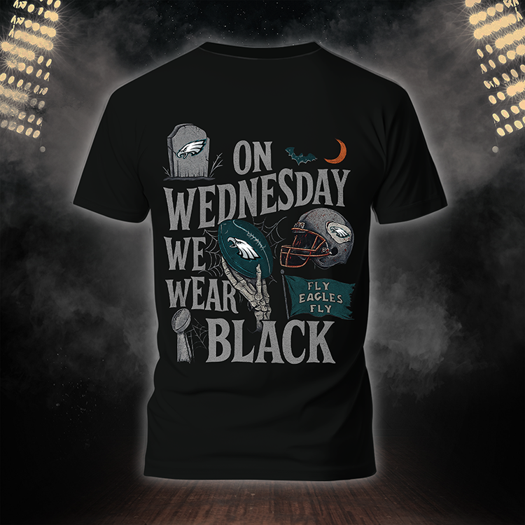 Premium NFL PLE On Wednesday We Wear Black T-shirt V4 NMD TTV