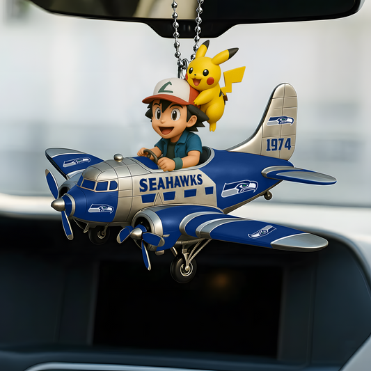 Premium NFL SEA x POK Car Ornament V1 DATND TANTD