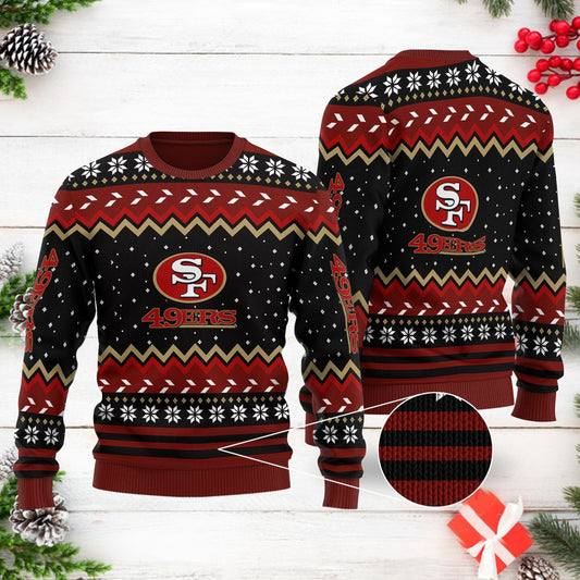 Premium NFL SF Holiday Wool Sweater V1 NAK NHM