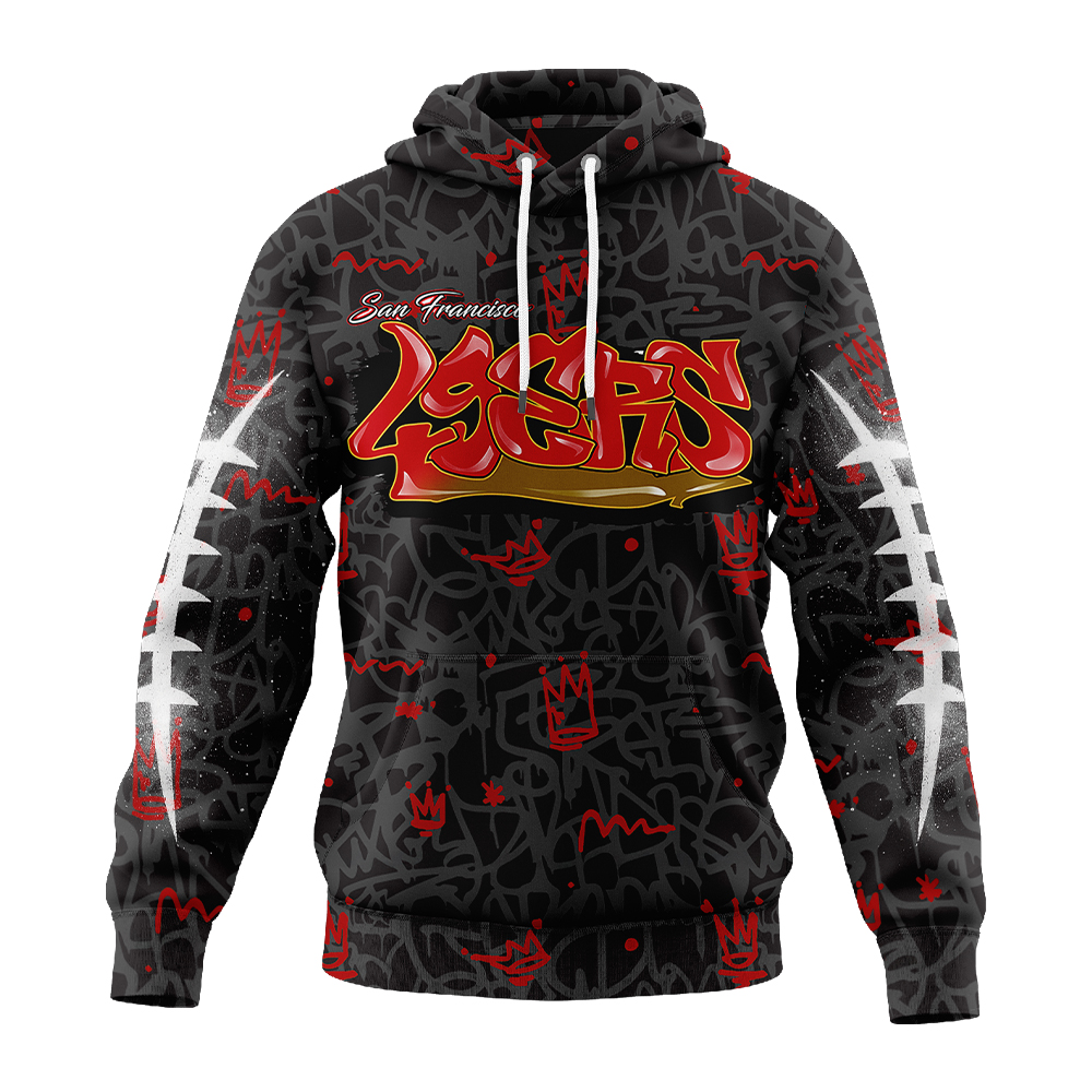 Premium NFL SF Special Graffiti Hoodie V2 NMD  TTV